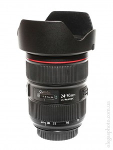 Canon EF 24-70mm f/2.8L II USM фото с блендой
