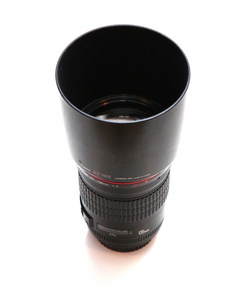 canon 135 f2l с блендой