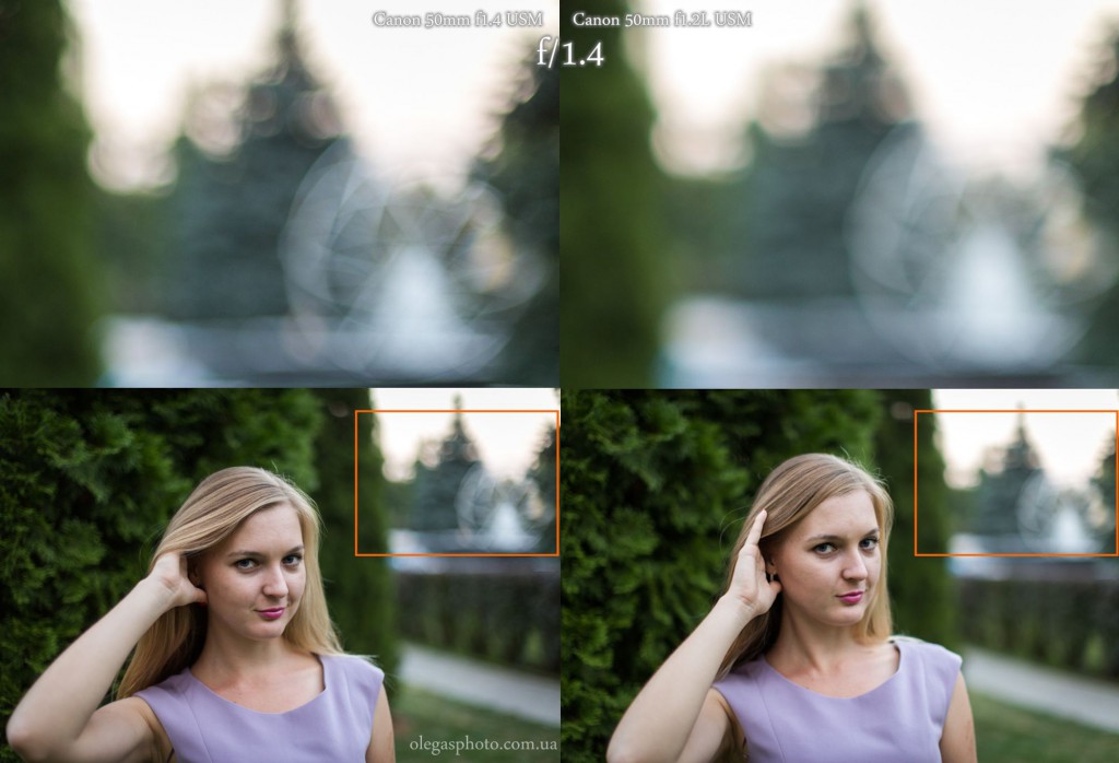 50mm f1.4 vs 50mm 1.2L 