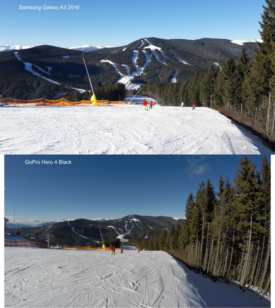 gopro vs samsung A3