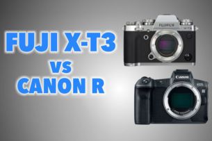 fuji x-t3 vs canon R