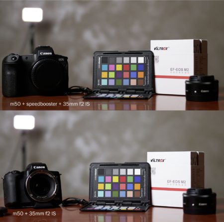 ef 35mm f2 viltrox ef-eos m2 на canon m50 vs eos r