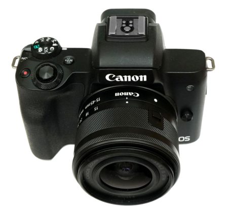 canon m50 спереди