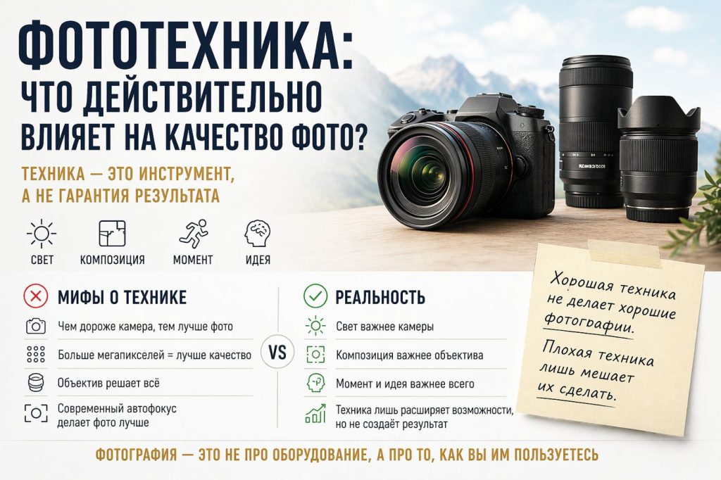 как работает фототехника