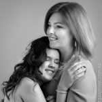 студийная фотосессия для мамы и дочери