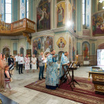 крестины в Вы́дубицком монастыре