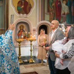 крестины в Вы́дубицком монастыре