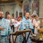 крестины в Вы́дубицком монастыре